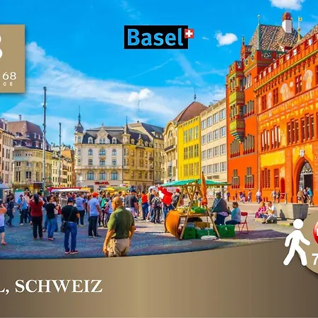 Harmonie - Proche Basel, Elegant F2 Avec アパート *